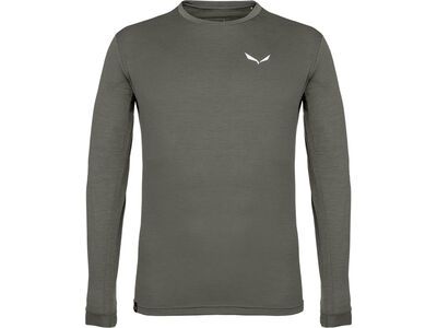 Salewa Puez Melange Dry’Ton Langarm Tee Herren faded green melange