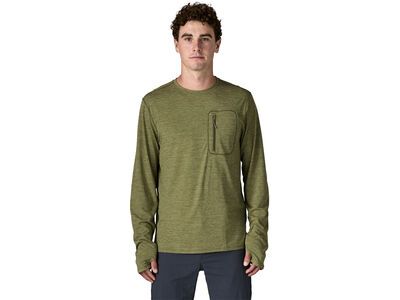 Patagonia Men's Long-Sleeved Capilene Cool Sun Shirt, caper green/buckhorn green x-dye - Bild 3