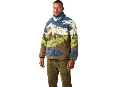 Picture Hafdals Zip Fleece, cloudy landsc sherpa m - Bild 4