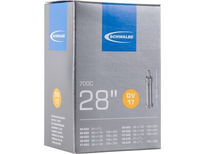 Schwalbe Schlauch DV 17 - 28 x 1.00-1.75 / 700 x 28-45C