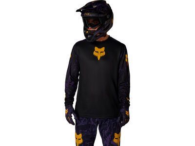 Fox Youth Defend Long Sleeve Jersey Image Print, plum - Bild 3