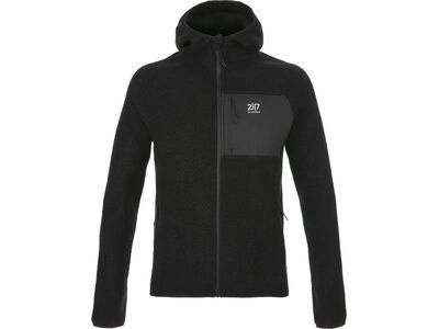 2117 of Sweden Men’s Wool Pile Hoodie Skord, black
