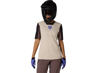 Fox Womens Defend Short Sleeve Jersey Park SE, chalk - Bild 3