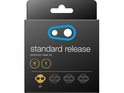 Crankbrothers Standard Release Premium Cleat Kit - 6° Float, gold - Bild 3