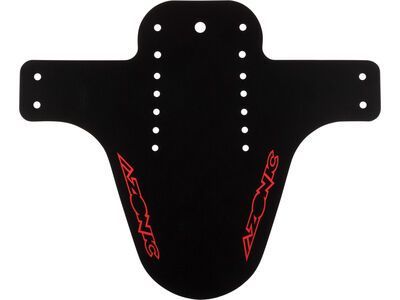 Azonic Splatter Fender Logo, black/red