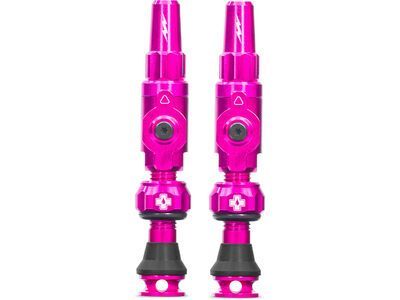 Muc-Off Big Bore Lite Tubeless Valves - 30 mm pink