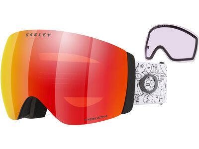 Oakley Flight Deck Pro L, Prizm Snow Torch Iridium & Prizm Snow Clear / ghost - Bild 1