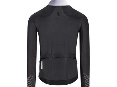 Q36.5 Gregarius Hybrid Collar Fade Long Sleeve Jersey, black - Bild 2