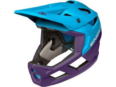 Endura MT500 Full Face Helmet, electric blue