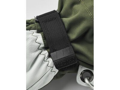 Hestra Army Leather Heli Ski 5 Finger, olive - Bild 6