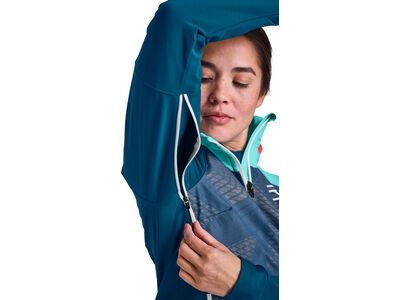Ortovox Merino Naturtec Light Col Becchei Jacket W, petrol blue - Bild 4