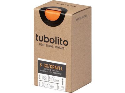 Tubolito S-Tubo CX/Gravel 60 mm - 700C/650B x 30-47, orange