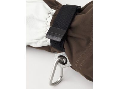 Hestra Army Leather Heli Ski 5 Finger, espresso - Bild 4