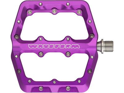 Wolf Tooth Waveform Aluminium Pedals - Small, ultraviolet purple