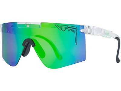 Pit Viper The Originals 2.0 Wide The Bio Clear / HDPV Polarized Blue-Green