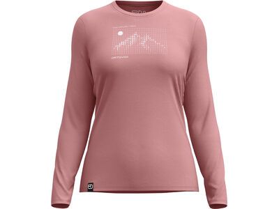 Ortovox 185 Merino Sunrise LS W, dusk rose - Bild 1