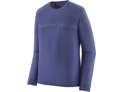 Patagonia Men's Long-Sleeved Capilene Cool Merino Graphic Shirt, solstice purple