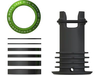 OneUp Components EDC Threaded Top Cap dark green