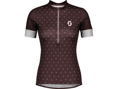 Scott Endurance 20 S/Sl Women's Shirt, maroon red/light grey