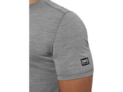 super.natural M Sierra140 Tee, cashmere grey melange - Bild 6