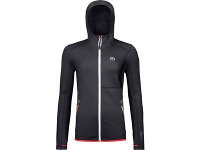 Ortovox Merino Fleece Hoody W, black raven