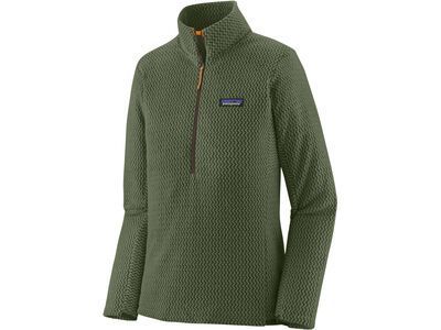 Patagonia Women's R1 Air Zip Neck, torrey pine green