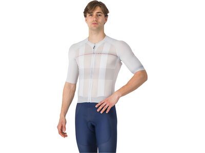 Castelli Climber's A/C Jersey silver gray/red