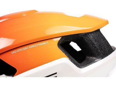 Cube Helm Heron Teamline, white'n'orange - Bild 4