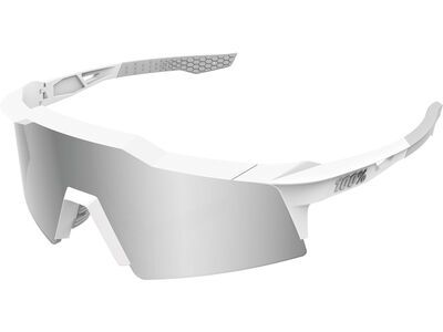 100% Speedcraft XS - HIPER Silver ML Mir, matte white