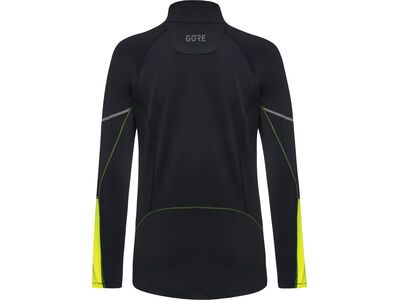 GOREWEAR M Damen Mid Zip Shirt Langarm, black/neon yellow - Bild 3