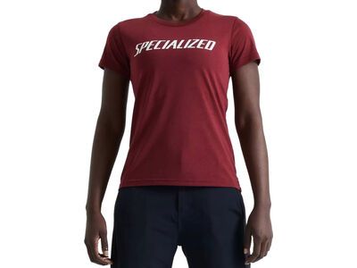 Specialized Wordmark T-Shirt Damen kurzarm, garnet red - Bild 1