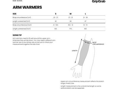 GripGrab PACR Thermal Arm Warmers, black - Bild 5