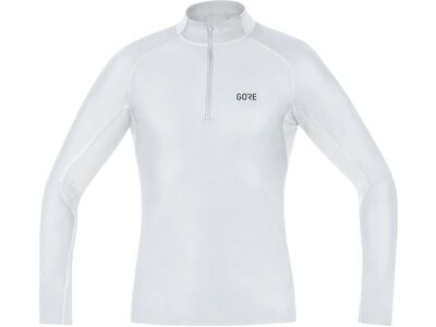 Gore Wear M Windstopper Base Layer Thermo Stehkragenshirt light grey/white