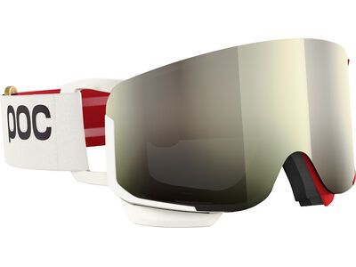 POC Nexal Mid, Clarity Uni. Partly Sunny Ivory / rouge/blanc - Bild 3