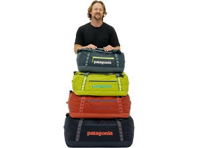 Patagonia Black Hole Duffel 55L, smolder blue w/amanita red - Bild 5