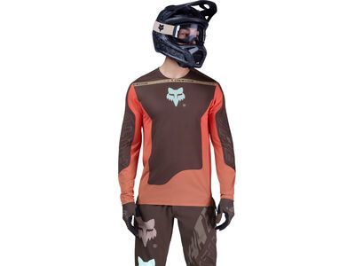 Fox Flexair LS Jersey Elevated, cocoa - Bild 3
