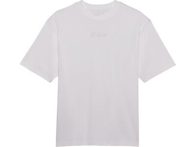 Fox Wordmark OV SS Tee, optic white