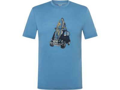 super.natural Carsurf Tee Herren, blue heaven/various - Bild 1