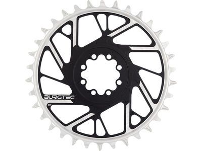 Burgtec 3 mm Offset Thick Thin Chainring SRAM 8-Bolt, black - Bild 13