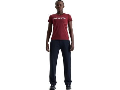 Specialized Wordmark T-Shirt Damen kurzarm, garnet red - Bild 2