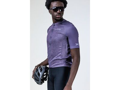 X-Bionic Corefusion Men's Cycling Short Sleeve Merino Jersey, muted lavender melange - Bild 4