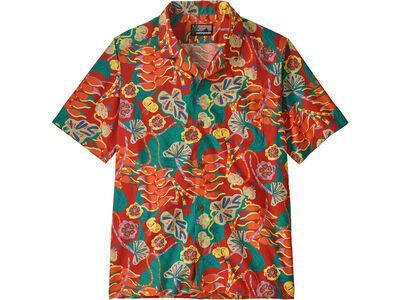 Patagonia Men's Tidal Threads Camp Shirt Tropiclimb hot ember