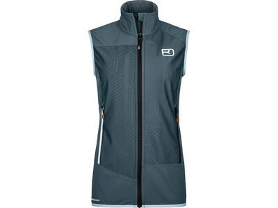 Ortovox Merino Naturtec Light Col Becchei Vest W, dark arctic grey