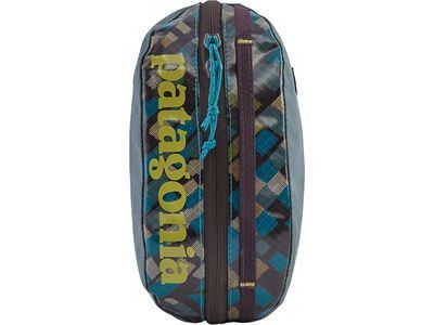 Patagonia Black Hole Cube - Small, fitz roy patchwork: nouveau green