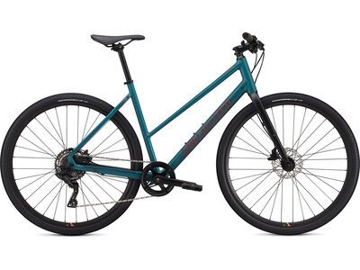 Specialized Sirrus X 2.0 Step-Through dusty turquoise/rocket red/black reflective 2021