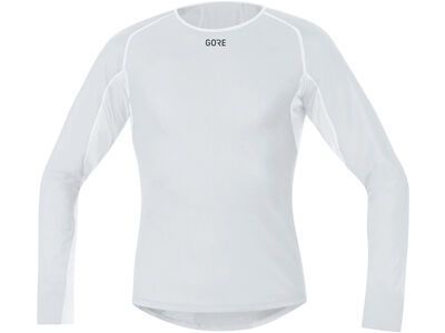 Gore Wear M Gore Windstopper Base Layer Thermo Shirt Langarm, light grey/white