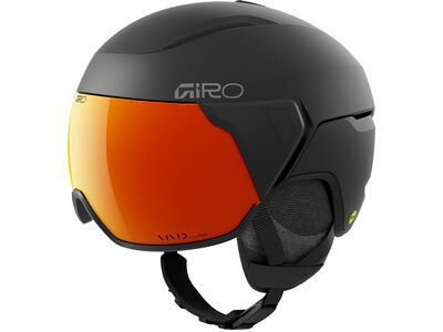 Giro Orbit Spherical MIPS, matte black/vivid ember