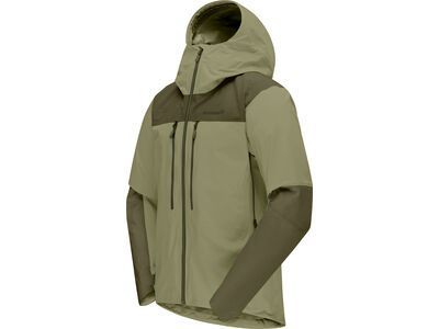 Norrona trollveggen Gore-Tex Pro light Jacket M's, olive night/deep lichen green - Bild 2