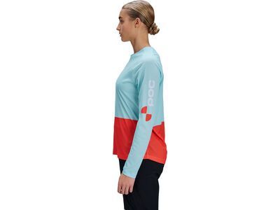 POC W's Motion Air Long Sleeve MTB Jersey, lazurite blue/carnelian orange - Bild 5