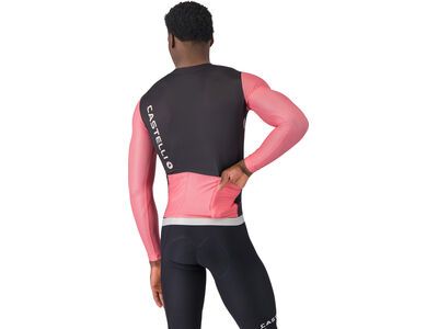 Castelli Corretto LS Jersey, black/rosa giro-silver moon - Bild 2